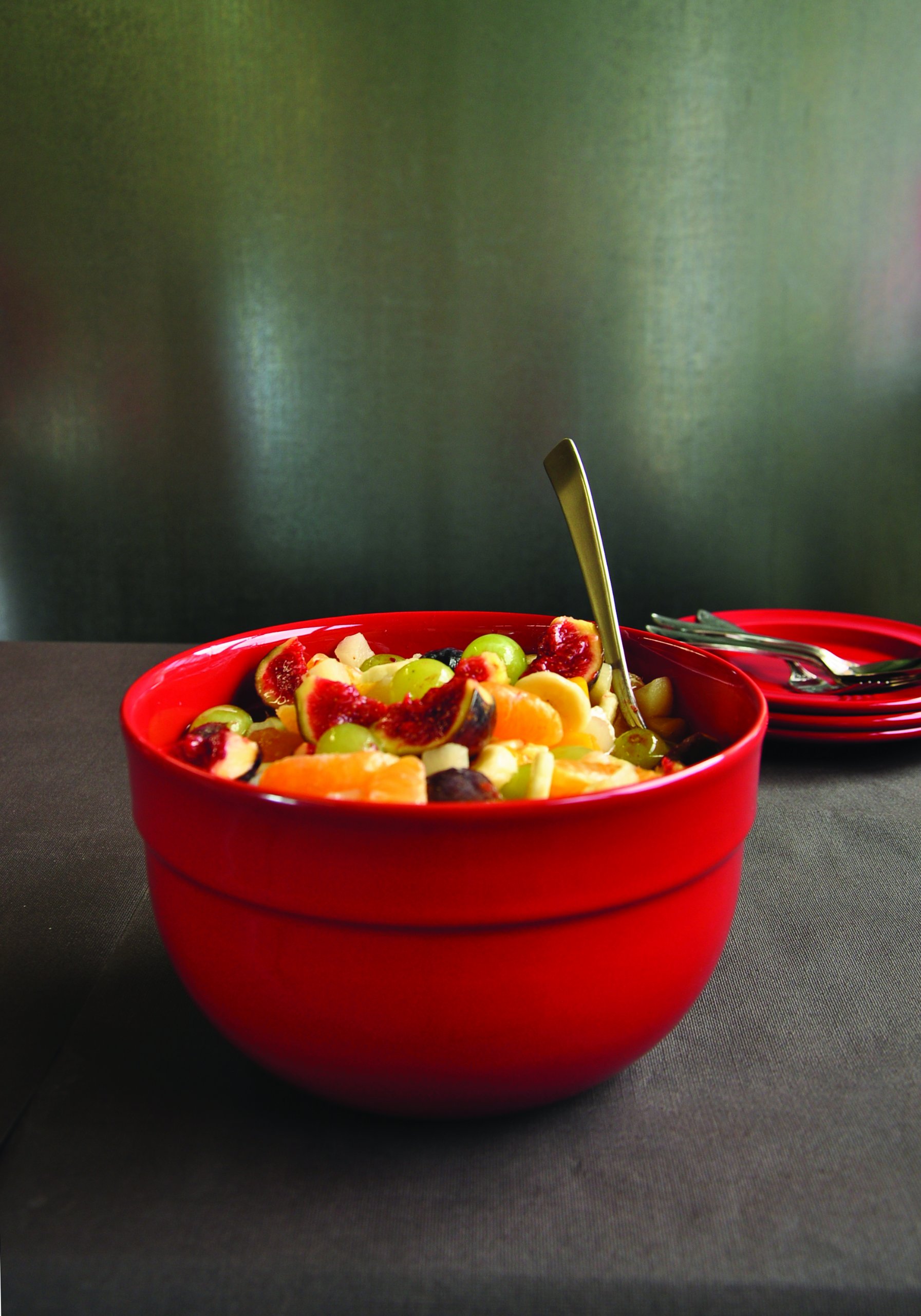 Emile Henry Made In France Mixing Bowl, 8.4", Burgundy Red Pricepulse