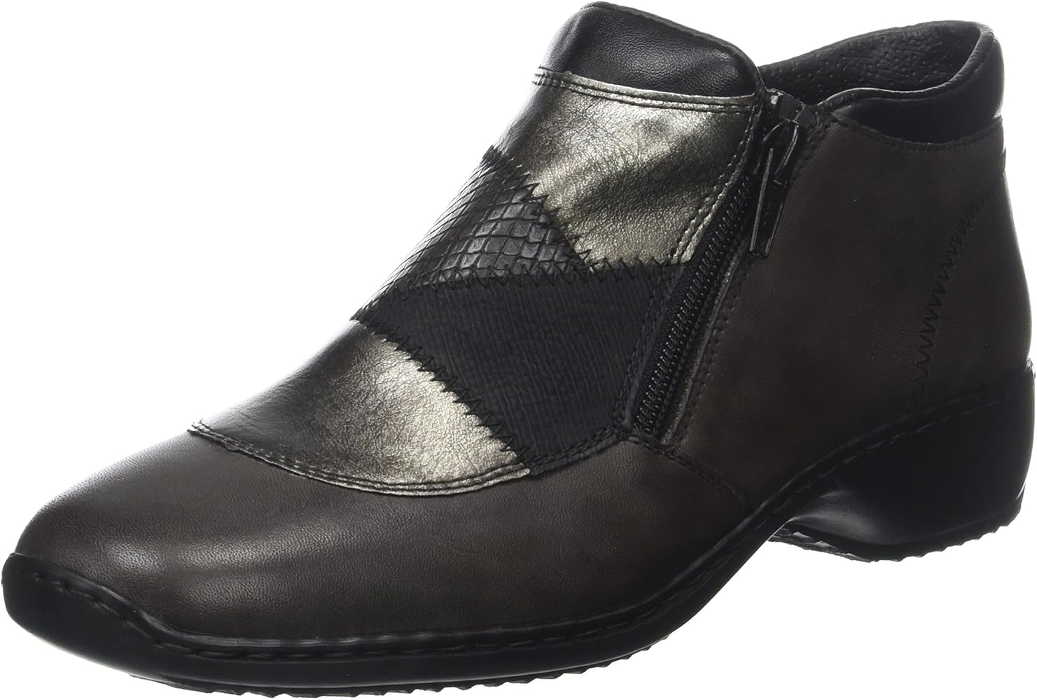 rieker zip ankle boots