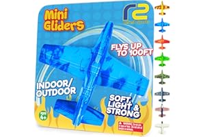 Avion en mousse pour enfants – Meilleur cadeau pour garçons et filles – Avions d'avion faciles à lancer – Idée cadeau – Plane