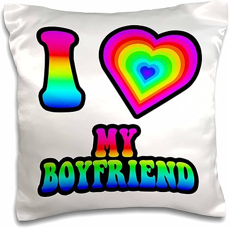 Amazon Com 3drose Pc 217465 1 Groovy Hippie Rainbow I Heart Love