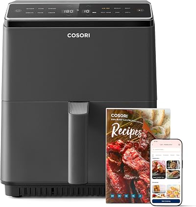 Cosori Smart AirFryer Oven 6.4L App Control 12 Functions Energy Saving