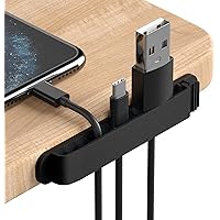 PZOZ Cable Clips, 3 Pack Cord Organizer Charger Cable Management for Organizing Home Office Desk Phone Car Cable Wire…