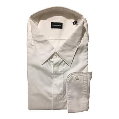 ermenegildo zegna white dress shirt Zegna - White 100 Fili Dress Shirt
