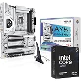 Micro Center Intel core Ultra 5 250k Plus Bundle ASUS Z890 AYW Gaming WiFi | CPU Motherboard Combo, processor w/ integrated graphics, 18 cores up to 5.3 GHz, 30MB Cache, lga1851 ATX, DDR5
