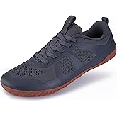 WHITIN Men's Wide Barefoot Shoes + Zero Drop & Durable Tire Tread-Inspired Sole