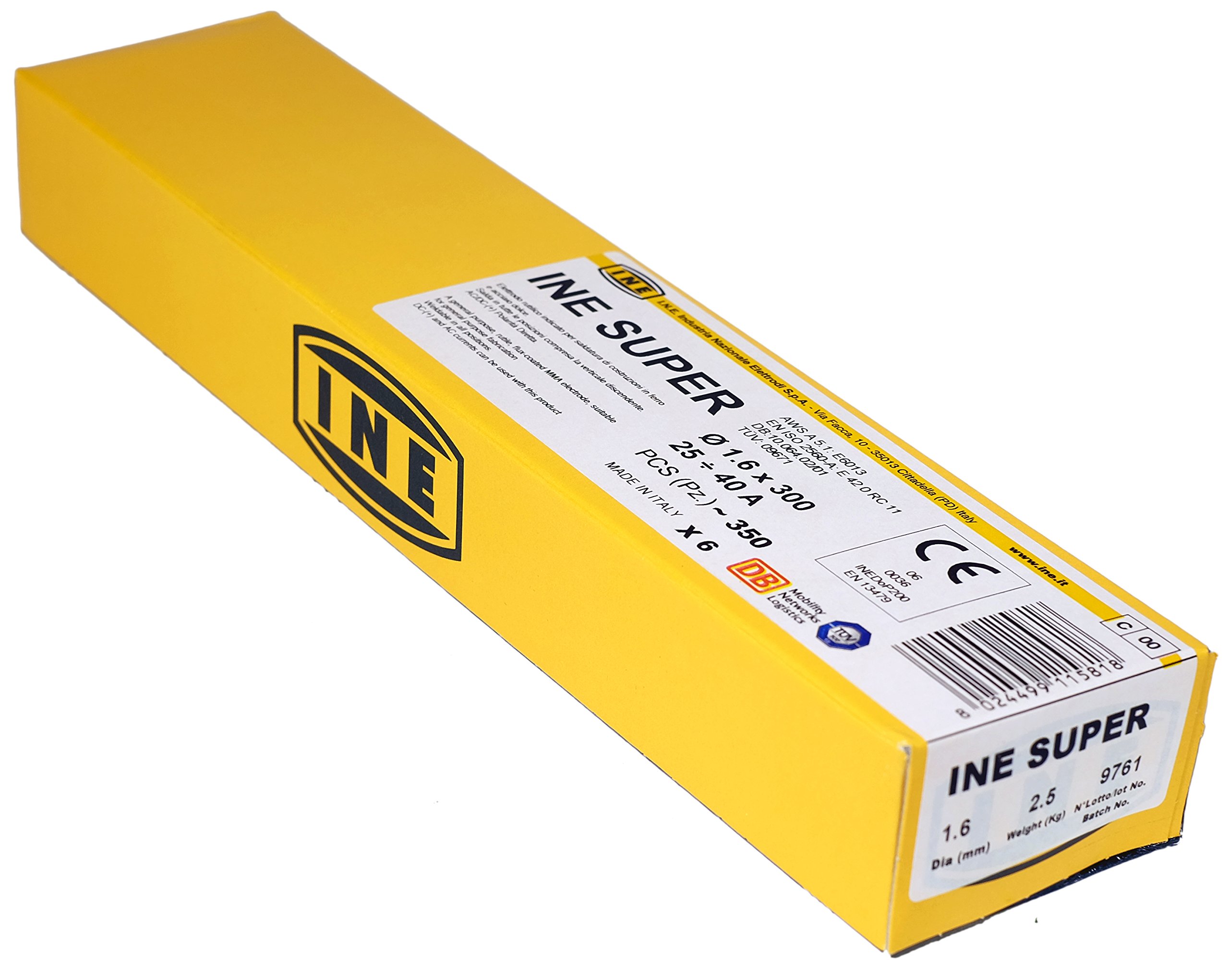 Proweltek: 350 Steel Electrodes Diameter 1.6 mm