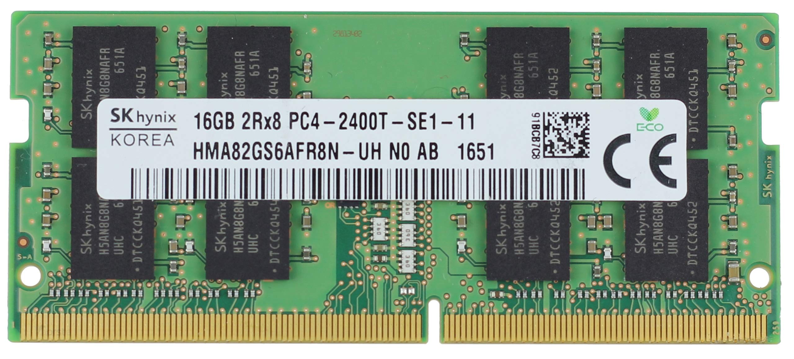 SK Hynix 16GB HMA82GS6AFR8N-UH PC4-2400MHz 260 Pin SO DIMM for with Laptops, All in Ones and Desktop Minis