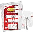 Command Small Wire Toggle Hooks, Damage Free Hanging Wall Hooks with Adhesive Strips, No Tools Wall Hooks for Hanging Organiz