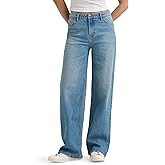 Wrangler Womens Women's Mid Rise Loose Straight Jean