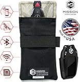 Mission Darkness Faraday Bag for Keyfobs // Device Shielding for Smart Always On Keyfobs for Automobile Owners, Law Enforcement, Military, Executive Privacy, Travel Security, Anti-Hacking Assurance