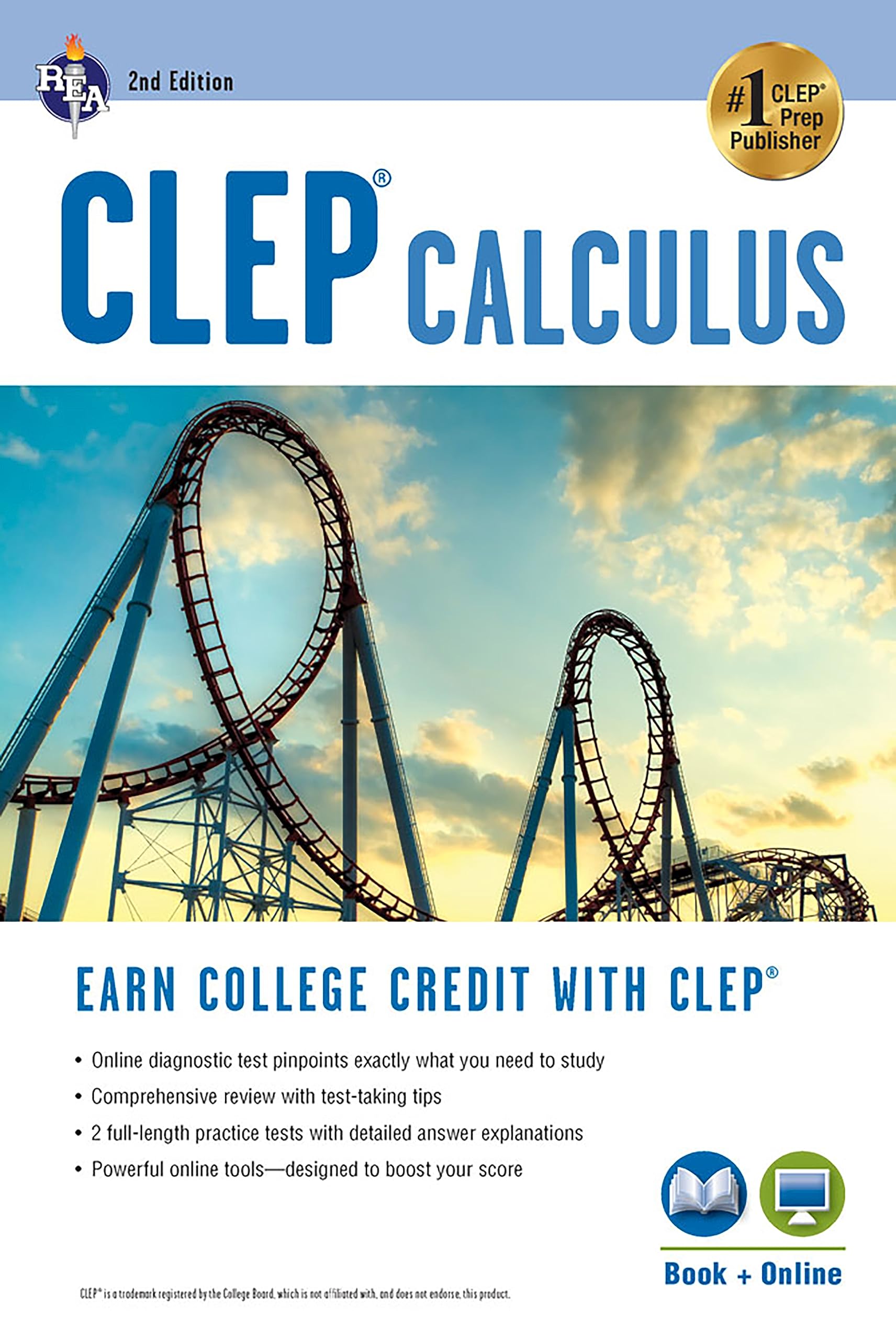 CLEP® Calculus Book + Online