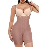 Lover-Beauty Fajas Colombianas Shapewear Tummy Control Postpartum Body Shaper Butt Lifter Bodysuit with Zipper Crotch