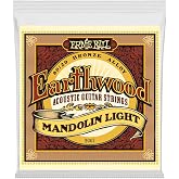 Ernie Ball Earthwood Light 80/20 Bronze Mandolin Strings, 9-34 Gauge (P02067)