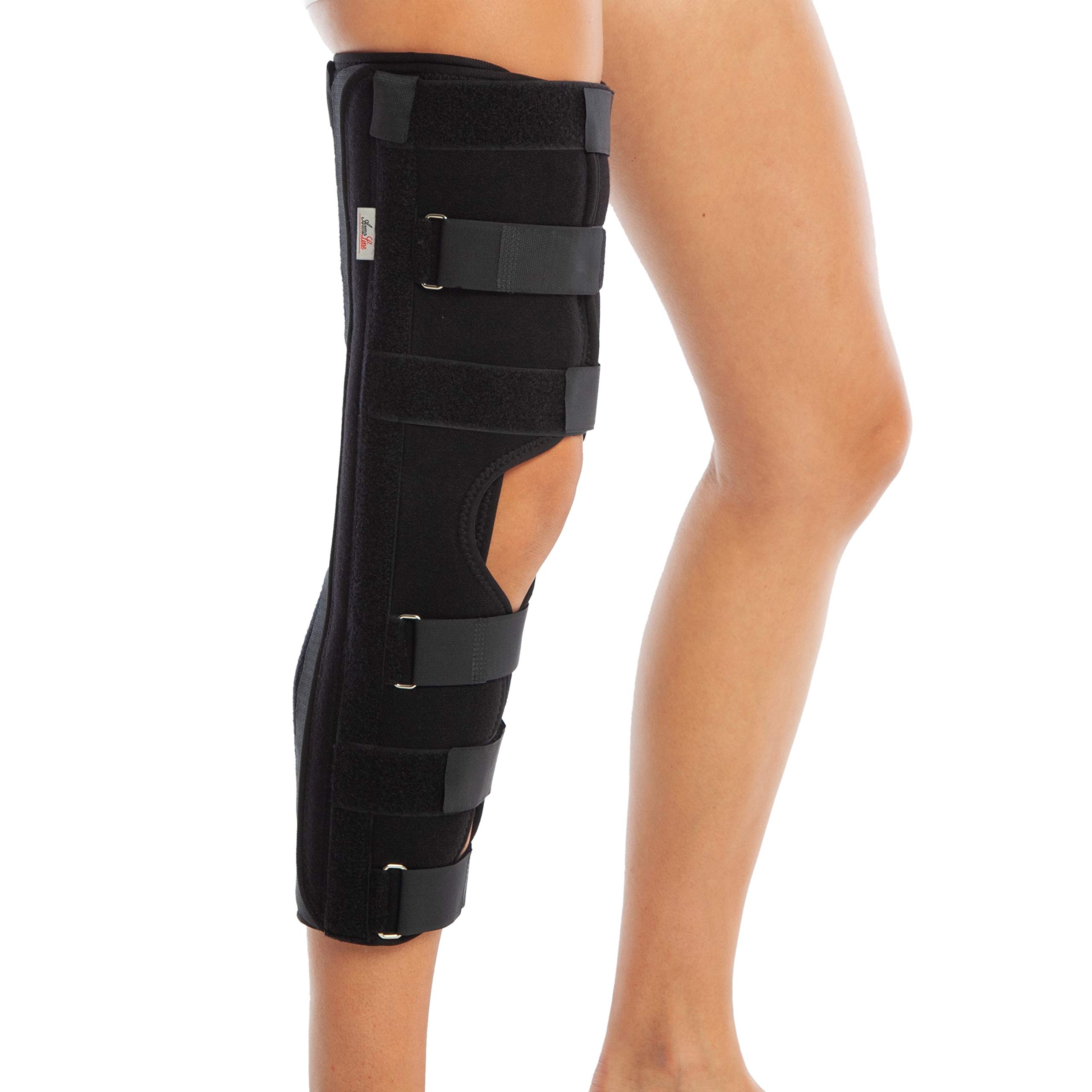 Knee Brace Immobilizer Brace - Before and After Surgery Splint - Post Op Immobiliser - Three Sizes (55 cm ≈ 22")