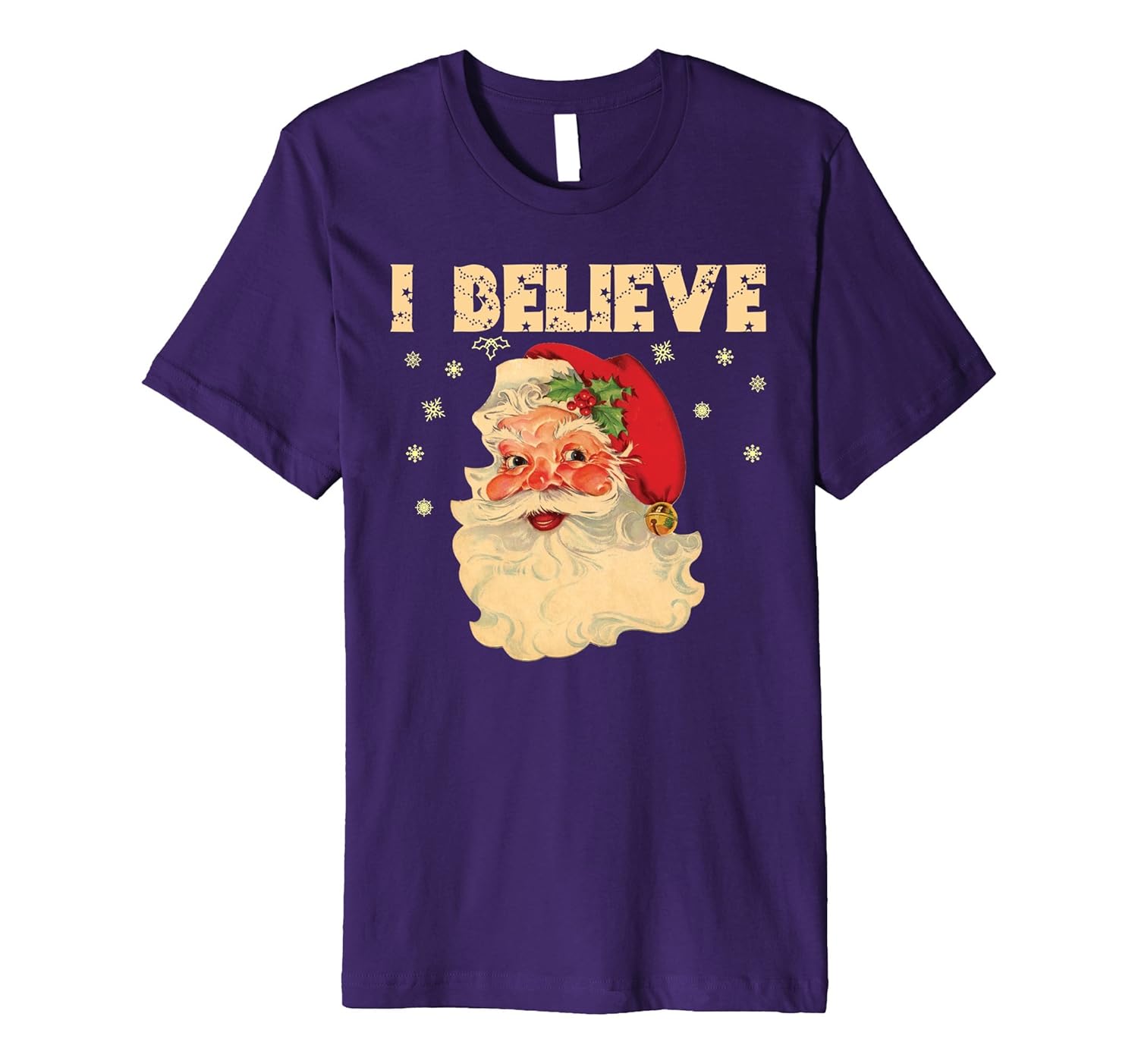 I BELIEVE - Santa Claus Costume Christmas T-Shirt-ANZ