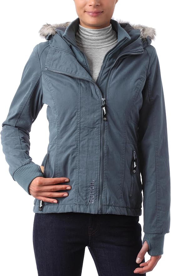Bench Women's BLKA1298 Jacket, Dark Slate, XS/S Amazon.co.uk Clothing