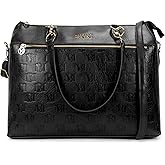 Badgley Mischka Madalyn Vegan Leather Travel Tote Weekender Bag