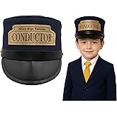 Nicky Bigs Novelties Kids Train Conductor Hat, Train Hat, Polar Express Conductor Hat, Trains Conductor Costume For Kids accessories