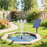 Biling Solar Water Fountain 3.5W for Bird Bath 6 Nozzles DIY Garden Pump view 2