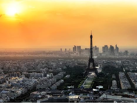 Amazon Desousa Paris Skyline Eiffel Tower Sunset Photo Large Xl Wall Art Canvas Print パリスカイラインエッフェル塔日没写真壁 アートフレーム ポスター オンライン通販