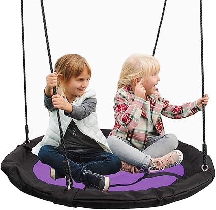 swing set with saucer swing