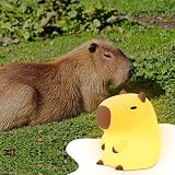 YuanDian Capybara Night Light BPA Free Silicone Tap Control Warm Bright view 3