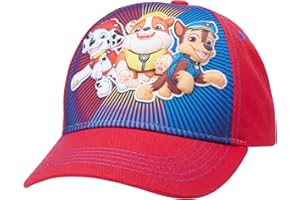 Nickelodeon Toddler Boys Paw Patrol Cotton Baseball Cap (Ages 2-4), Paw Patrol Red, 4-7 Years