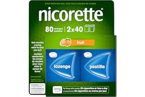 Nicorette Nicotine Fresh Fruit Flavour 2 mg 80 lozenge