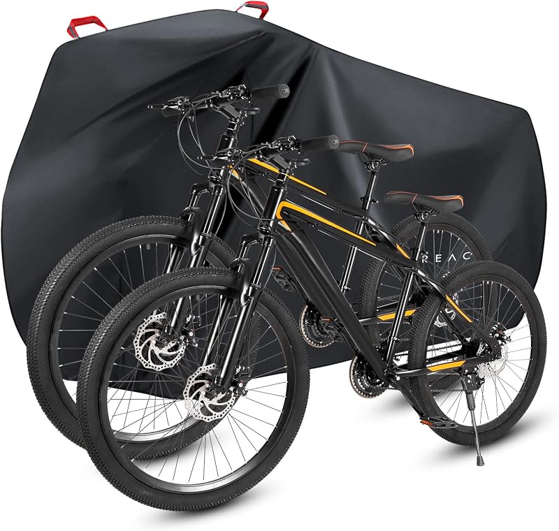 Faireach Bike Cover for 2 Bikes Waterproof UV Resistant 78.7x43.3x33.5 in