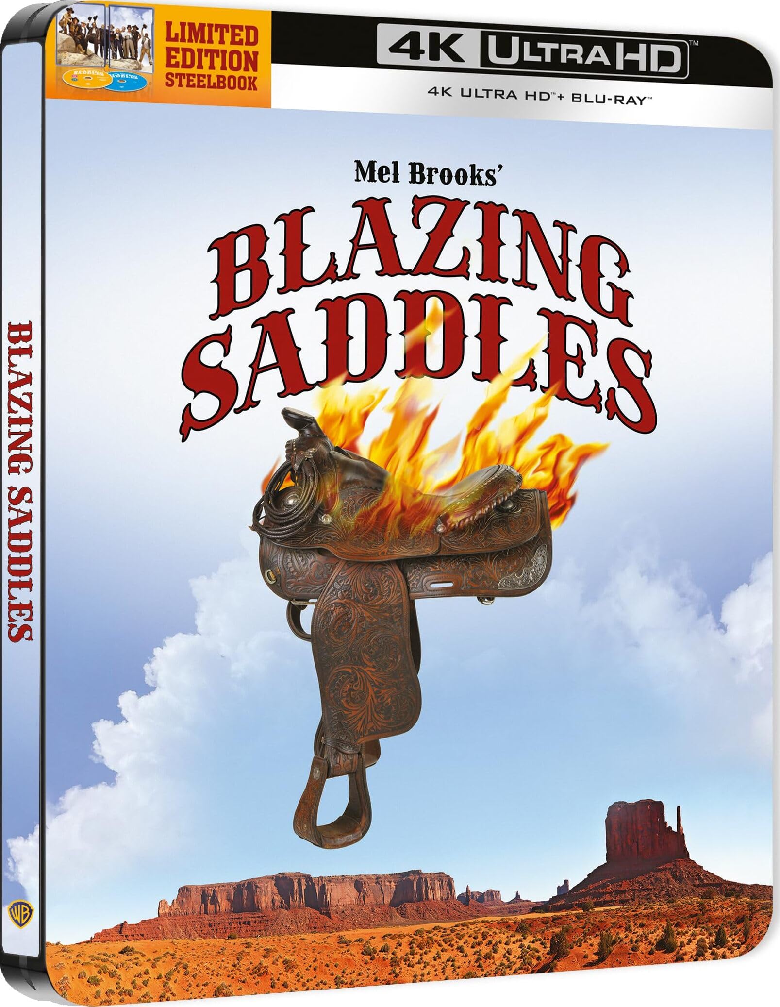 Blazing Saddles 4K UHD - Limited Edition Steelbook [Blu-Ray] Image