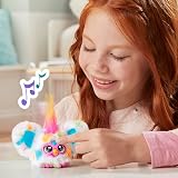 Furby Furblets Loo-Lay Mini Electronic Plush Toy White Orange view 8
