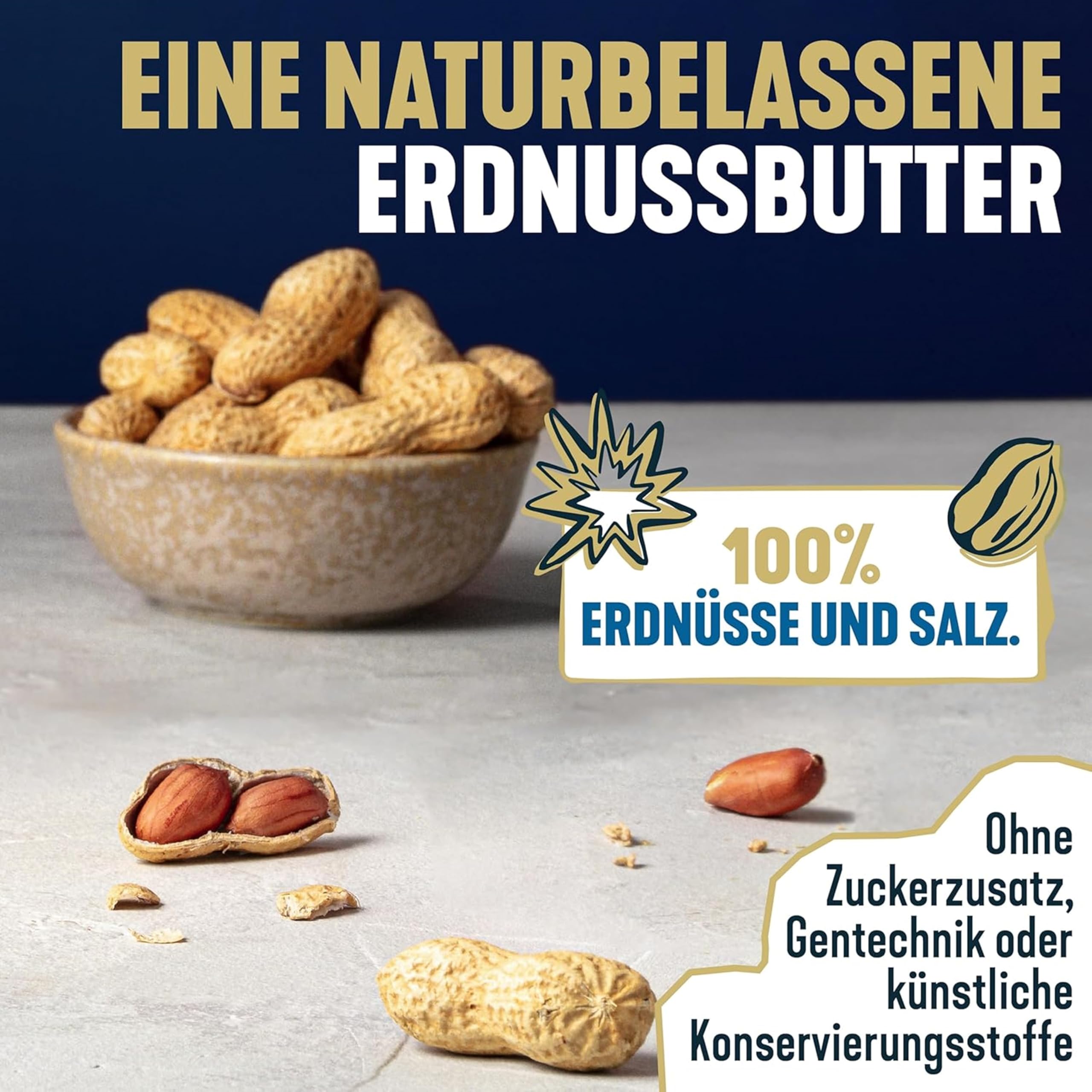 ManiLife Crunchy Erdnussbutter 900g, Original Roast | Protein, Ohne Zuckerzusatz & Ohne Palmöl | Peanut Butter aus Single Origin Argentinischen Erdnüssen Hergestellt (Verpackung Kann Variieren) 6