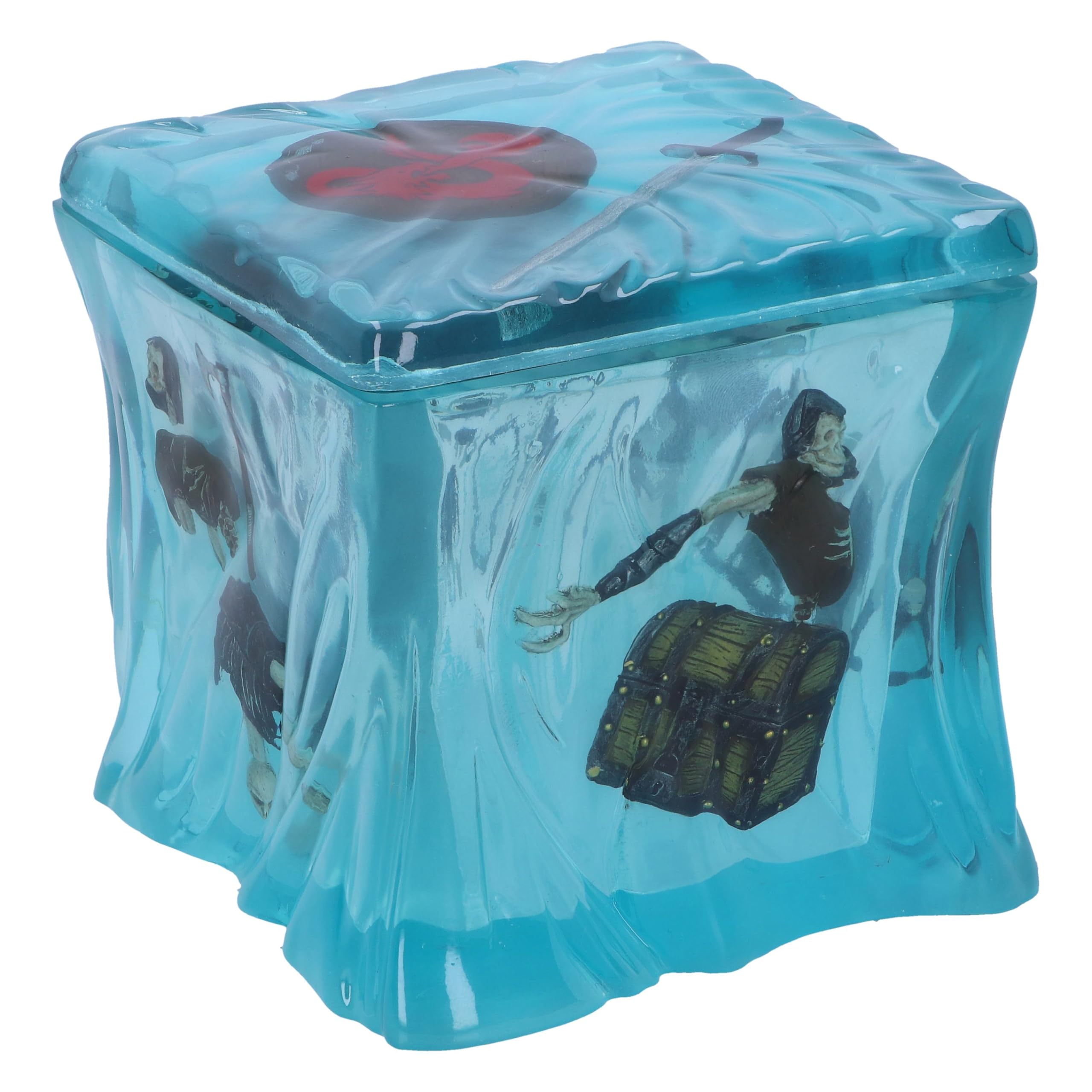 Nemesis Now Dungeons & Dragons Gelatinous Cube Dice Box 11cm, Resin, Blue, Officially Licensed D&D Merchandise, Translucent Gelatinous Cube Monster Box, Cast in the Finest Resin, Expertly Hand-Painted
