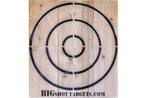 BIGSHOT Wooden Axe Throwing Target with Bottle Opener for Knives, Stars and Light Duty Axes