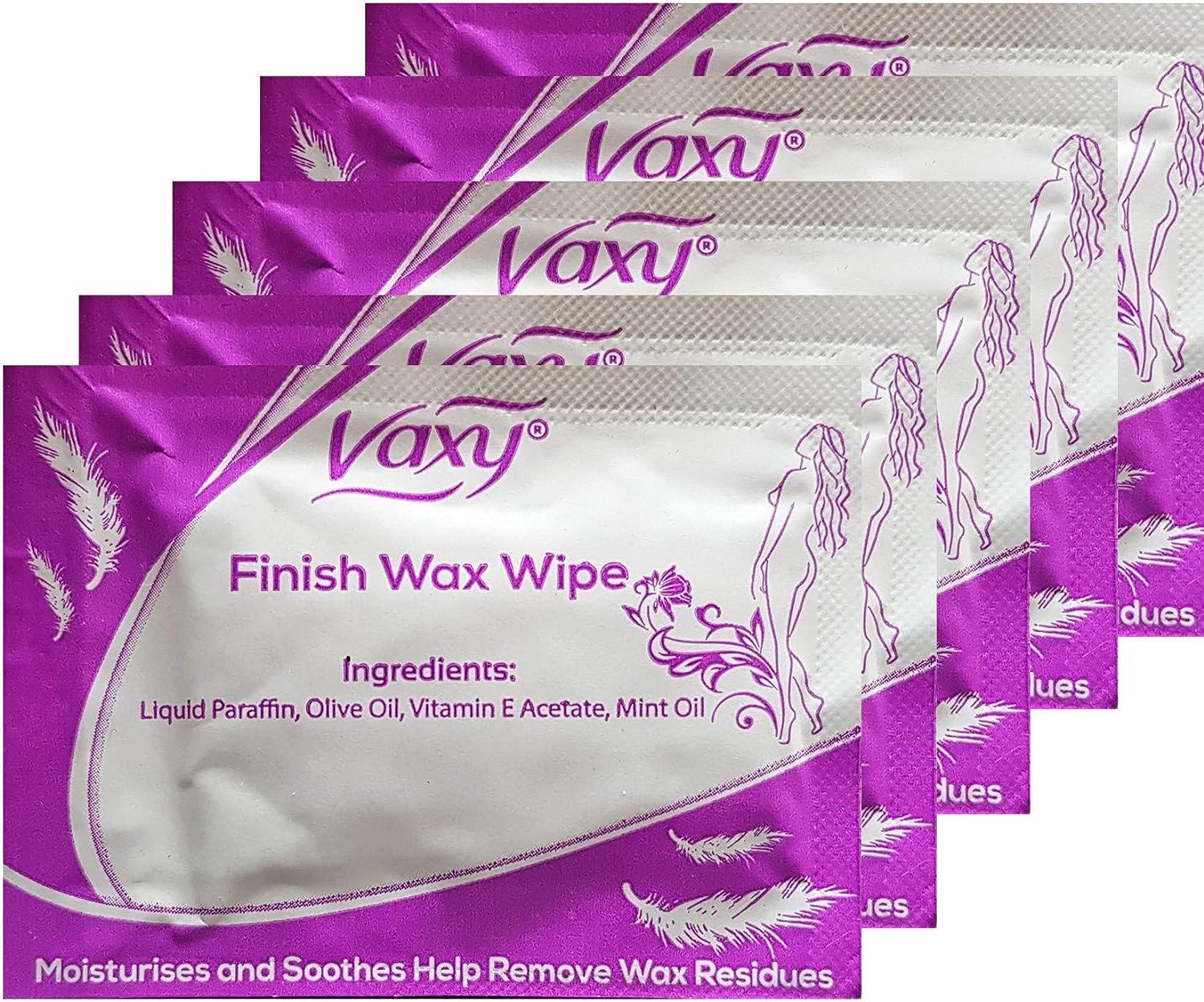 After Waxing Wipes, Body Waxing Post Wax treatment, After Wax Care Reduces Redness, Removes Residue, Body & Facial Post Waxing Treatment(20)