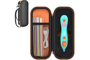 GWCASE Case Compatible with 3Doodler Start+ Essentials (2024 2023) 3D Printing Pen for Kids, Travel Organizer Carryer for Fil