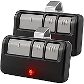 2X for LiftMaster Chamberlain Craftsman Universal Garage Door Opener Remote | 3-Button Garage Clicker Replacement for 893LM, 893MAX, 891LM, 371LM, 373LM, 971LM, 973LM, Extra-long Range, Self-Programming