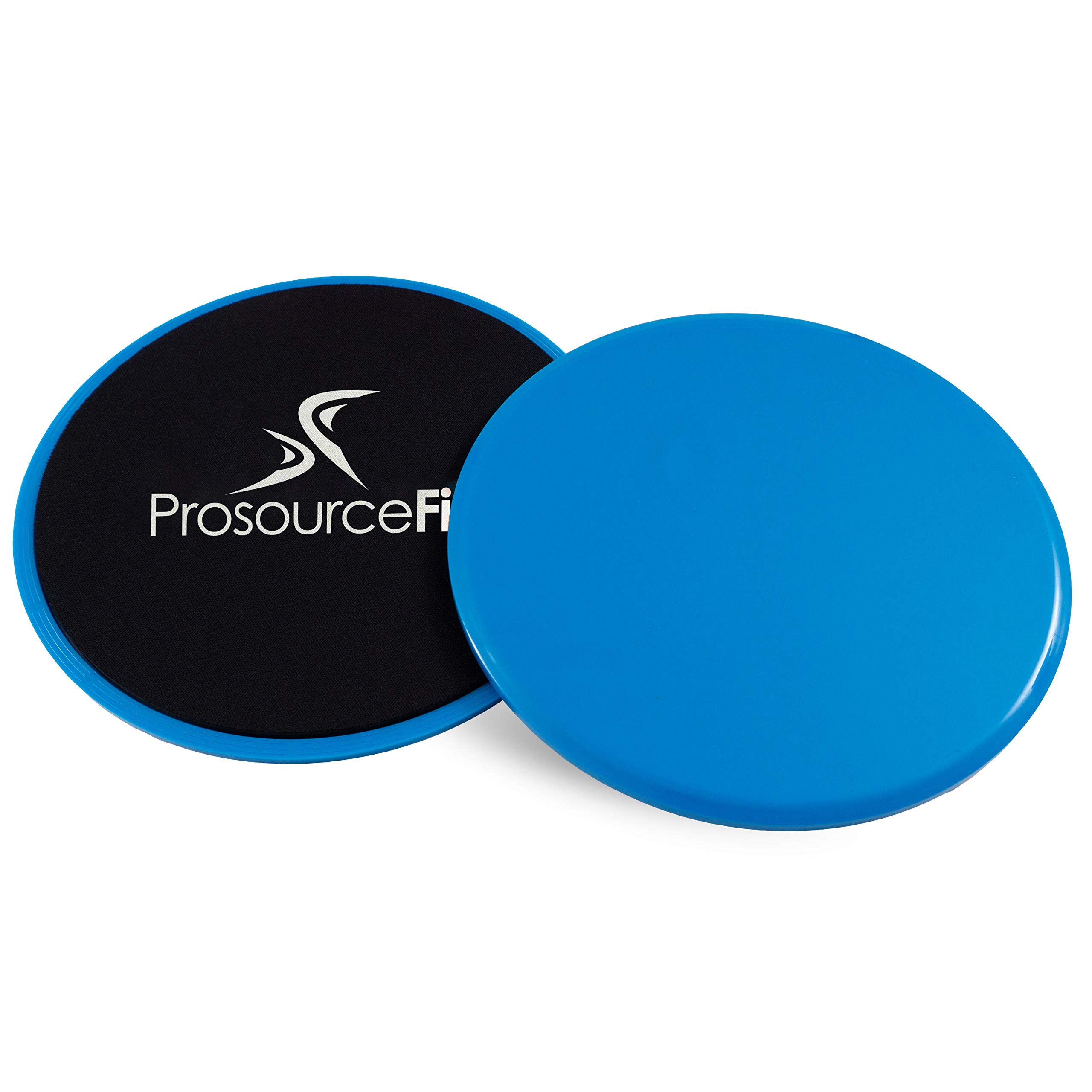 ProsourceFit Core Sliding Exercise Discs, Dual-Sided Sliders for Use on Any Surface at Home or Gym for Full-Body Workouts, Set of 2