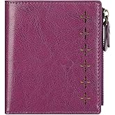 Lavemi Ultra Thin Small Compact Leather Womens Girls Wallets RFID Blocking Credit Card Holder for Women