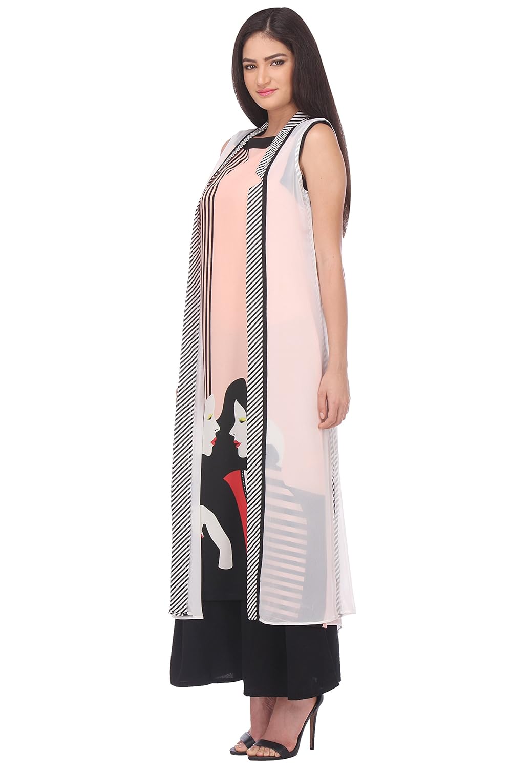 w for woman women's cape gilet