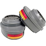 MSA Safety 815364 Advantage Chemical and Combination Cartridge, Organic Vapor, Acid Gas, P100 Filter Type (Pack of 2)