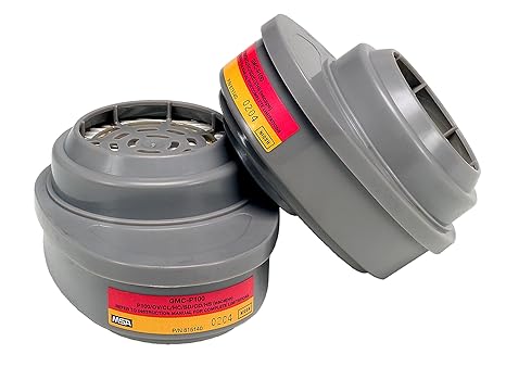 Amazon Com Msa Safety Advantage Cartucho Quimico Y Combinado Vapor Organico Gas Acido Tipo De Filtro P100 Paquete De 2 Unidades Industrial Scientific