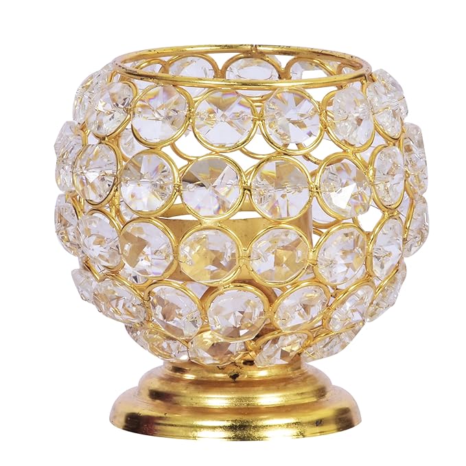 Buy TARANG UDYOG Silver Home Décor/Gift Item Clear crystal
