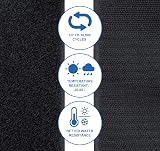 ilauke Hook and Loop Tape 15M x 20mm Self Adhesive Heavy Duty Black view 9