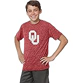 Little King NCAA Boys Youth Knobby Short Sleeve Tee-Big Logo-Team Colors