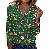 Ivicoer Long Sleeve Shirts for Women V Neck Button Down Blouses Womens Spring Fashion Tops 2026