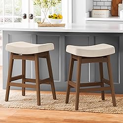 Cozyman Bar Stools Set of 4, Barstools with Sturdy