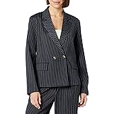 The Drop Womens Liza Relaxed Double-Breasted Blazer