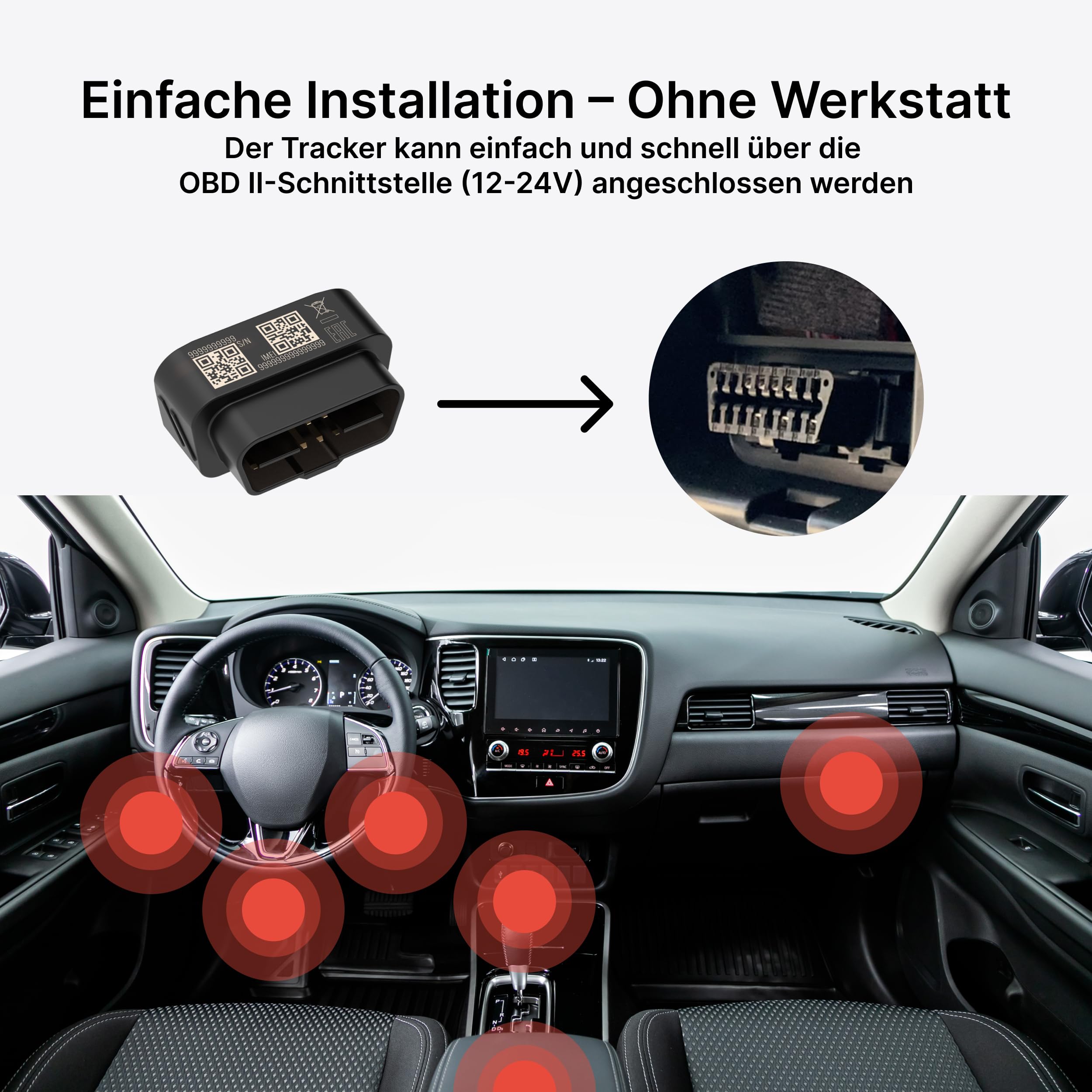 Cynatix GPS Tracker 1-Jahres-Komplettpaket ohne ABO für Auto, LKW, Transporter, Wohnmobil mit Echtzeit-Ortung Live Tracking inkl. SIM-Karte 8