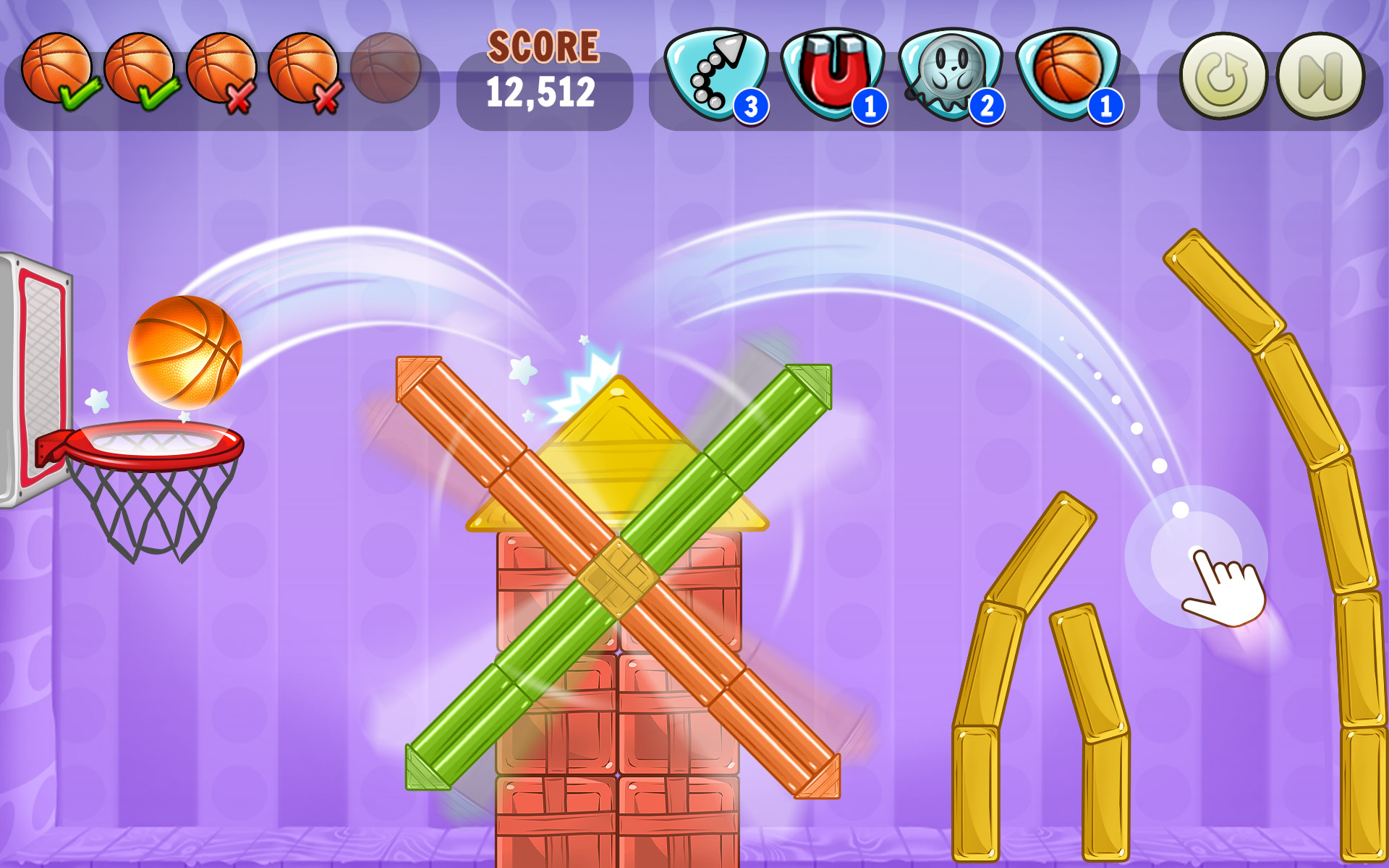 Basketball Superstar Shoot Crazy Basket for